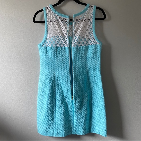 EUC Lilly Pulitzer serene blue Vandalia shift - Picture 8 of 15